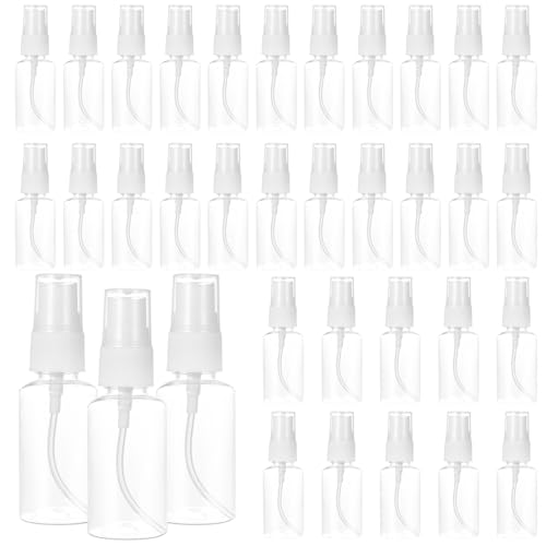 TVNYOUJIA 36 Pcs Flacon spray vide 30ml, petits flacon parfum vide voyage 30ml, spray bottles, bouteille parfum vides pour liquides, eau et cosmétiques, avec 3 entonnoirs