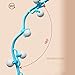5 Ball Neck Massager for Neck Shoulder Waist Lower Leg Cervical Massager Dual Trigger Point Therapist Hands Relaxation Device Deep Tissue Dual Trigger Point Shoulder Massager for Pain Relief (Blue)