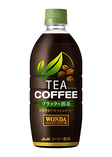 ワンダ TEA COFFEE ブラック×煎茶 525ml×24本