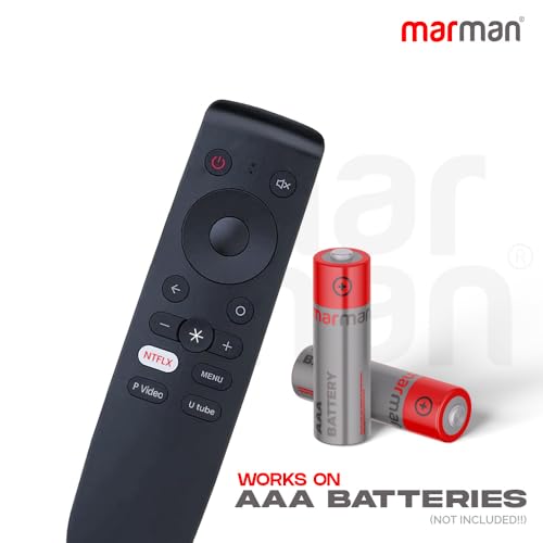 Image of marman Compatible with Oneplus Tv Non Voice Remote Control Suitable for 4K Smart Android Television with Hotkeys - Pairing Not Required - Match Remote Keys Exactly with Existing Original Remote