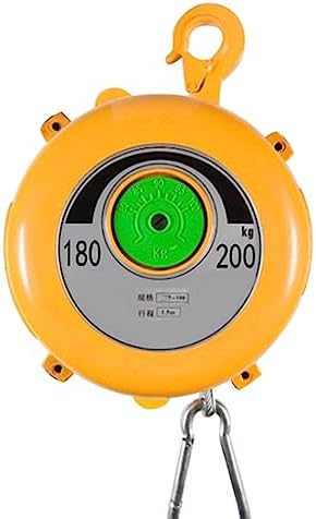 Retractable Spring Balancer Tool Holder - 1.5M Wire Rope, Adjustable for Workshop & Automotive, 15-22kg Capacity, Efficient Lifting Solution for Tools & Equipment