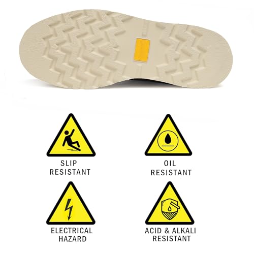 Men's 6" Slip Resiatant Soft Toe Water Resistant Moc Toe Work Boots4