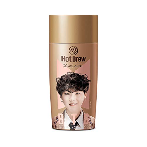 PALDO BTS BangTan Boys Kpop Hot Brew Vanilla Latte Coffee Bottled Drinks Ready To Drink Beverage Bottle Collection Set, 7 x 9.13 Fl Oz (All Members / Special Edition) - Thumbnail 7