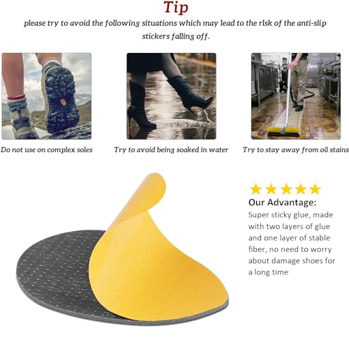 Protectores Antideslizantes de Gel para Calzado 3 Pares Negro miniatura 2