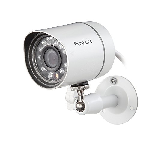 Funlux sPOE 720P HD Weatherproof IP Network Bullet Security Camera (3rd gen Wired SpoE) Not Wireless