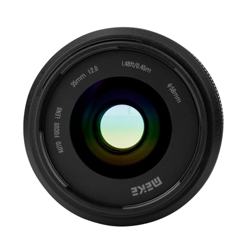 Image of Meike 35mm F2.0 Auto Focus Full Frame STM Stepping Motor Lens Compatible with Sony E Mount Cameras A7 A7R A7IV A7R IV A7III A7RII A7RIII A7SIII A9 A7C A7CII