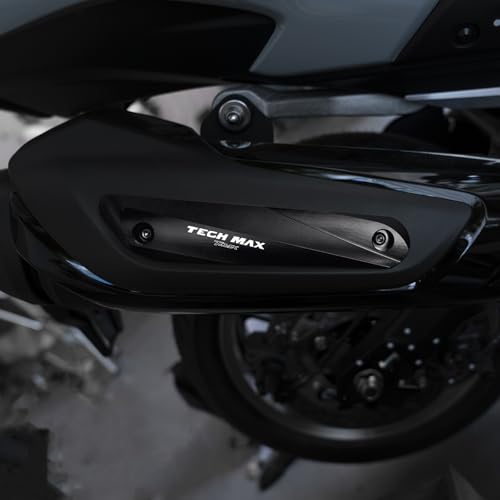 Protector de escape CNC para T-max 560 y 530 de 2017 a 2026 en color negro 2