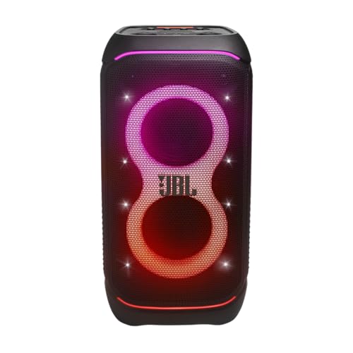 Image of JBL PartyBox Stage 320 Portable Party Speaker with Wireless Two Microphone System (Black)