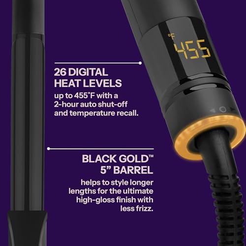 HOT TOOLS Pro Artist Black Gold 1 Inch Curling Iron HT1124BG の商品画像 3