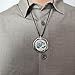 Gonashow Arcane Necklace, The Arcane Blue Rose Necklace, Arcane Gift Arcane Pendant Arcane Jewelry Vi Arcane Crystals Rotatable Pendant Necklace (1 pcs)