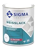 Sigma Universal Buntlack Innen (0,75L - glänzend, Weisslack)