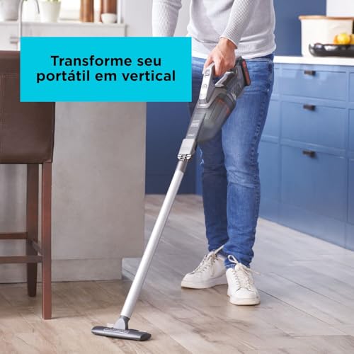 Black Decker Aspirador de Pó, Portátil, com Tecnologia Powerconnect e Dustbuster, Modelo BCHV001D1E,
