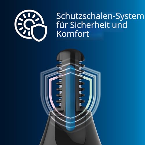 Philips Nose trimmer Series 3000 Nasenhaar-, Ohrenhaar- und Augenbrauentrimmer mit...