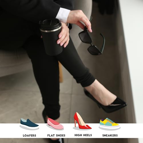 Image of BRISIRA Bamboo Viscose Women No Show Socks Extra Low Cut Liners Boat Thin Non Slip Flats Sneakers Loafer Invisible 5 Pairs