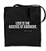 Produktbild Love Is The Absence Of Judgment Dalai Lama Zitat Schwarz Canvas Tote Tragetasche, Tuch Einkaufen Umhängetasche