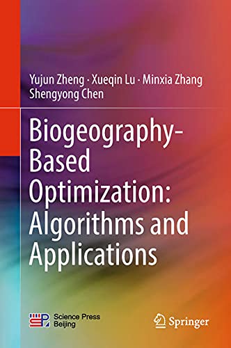 Buy Biogeography-Based Optimization: Algorithms and Applications — BookShops.in