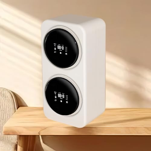 Lavadora De Ropa Interior Totalmente Automática, Lavadora Y Secadora Compacta Eléctrica De 2 X 3,5 L para Montaje En Pared O Sobremesa, Secadora para Lavandería De Apartamentos,Desktopstyle