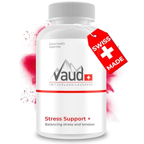 VAUD® Rhodiola Rosea Cápsulas – Antiestrés – 60 Cápsulas – Alta dosis Con Rhodiola Rosea, Rosea, Rosa Mosqueta, Ginseng Siberiano - Vegano - 100% Natural - Probado en Laboratorio - Fabricado en Suiza
