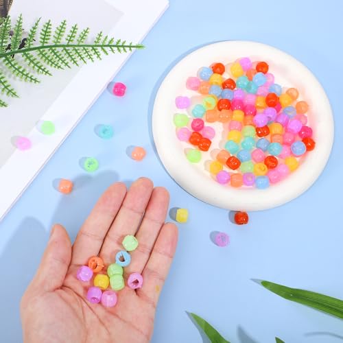 Pinzas mini para cabello, 100 unidades colores jelly miniatura 3