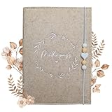 cozy racoon Mutterpasshülle aus Filz Flower | In Deutschland hergestellt I Mit Innentaschen für Versichertenkarte und Ultraschallbilder I Persönliches Geschenk für Schwangere