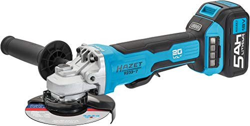 Hazet 2678510 Winkelschleifer-Satz (4teilig, Akku-Winkelschleifer, Schnell-Ladegerät, 2 Li-Ionen-Akku 18 V, 5 Ah) 2678510 – Bild 3