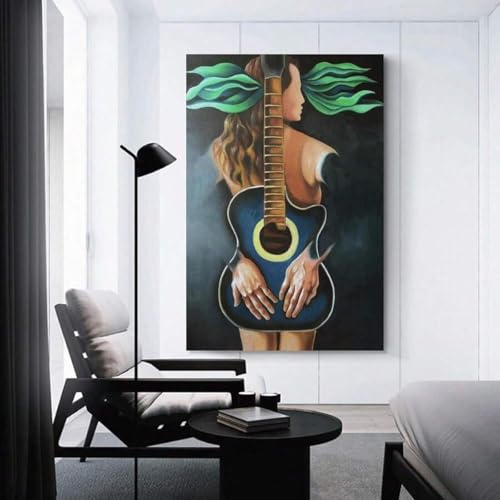 Impression sur toile abstraite de haute qualité 40 x 60 cm - 4