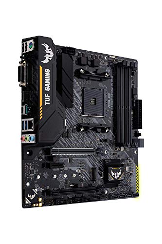 Asus TUF Gaming B450M-Plus II Mainboard Socket AM4 (mATX, AMD Ryzen, DDR4-geheugen, M.2, USB 3.1 Gen1+ Gen2, Aura Sync… - Image 4