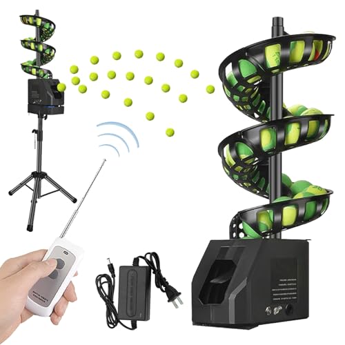 Lanceur de balles de tennis automatique avec télécommande pour débutant
