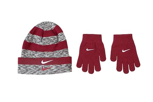 Ensemble bonnet et gants Nike bordeaux taille unique pour ne plus souffrir du froid hivernal