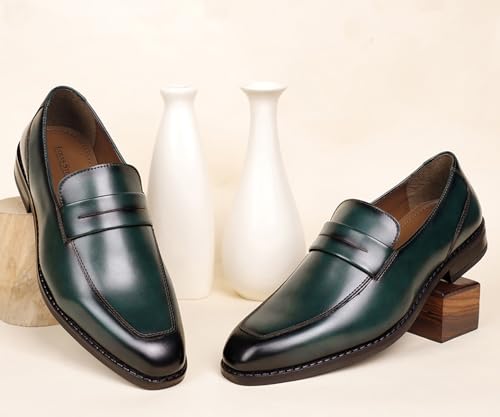 Image of LOUIS STITCH Formal Shoe for Men Shoes |Breathable Lining, Moccasins Style | Comfortable for Business, Casual, Parties (SX MC)