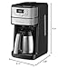 Cuisinart Automatic Grind & Brew 10-Cup Coffee Maker with Blade Grinder, Programmable Coffee Machine Glass Carafe with 1-4 Cup Setting, Brew Pause, Grind-Off Option, DGB-450NAS, Black/Stainless Steel