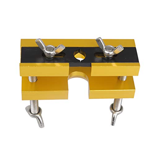 Alnicov verstellbares Mundstück Abzieher Werkzeugentferner Halter Werkzeuge für Messing-Blasinstrumente (gelb)