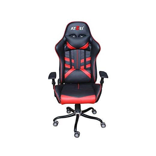 Atzei Esports AE-700X Gaming-Ergonomic Chair PU Leather, 2D Armrest, Butterfly Mechanism, 90°-180° [Black&Red]