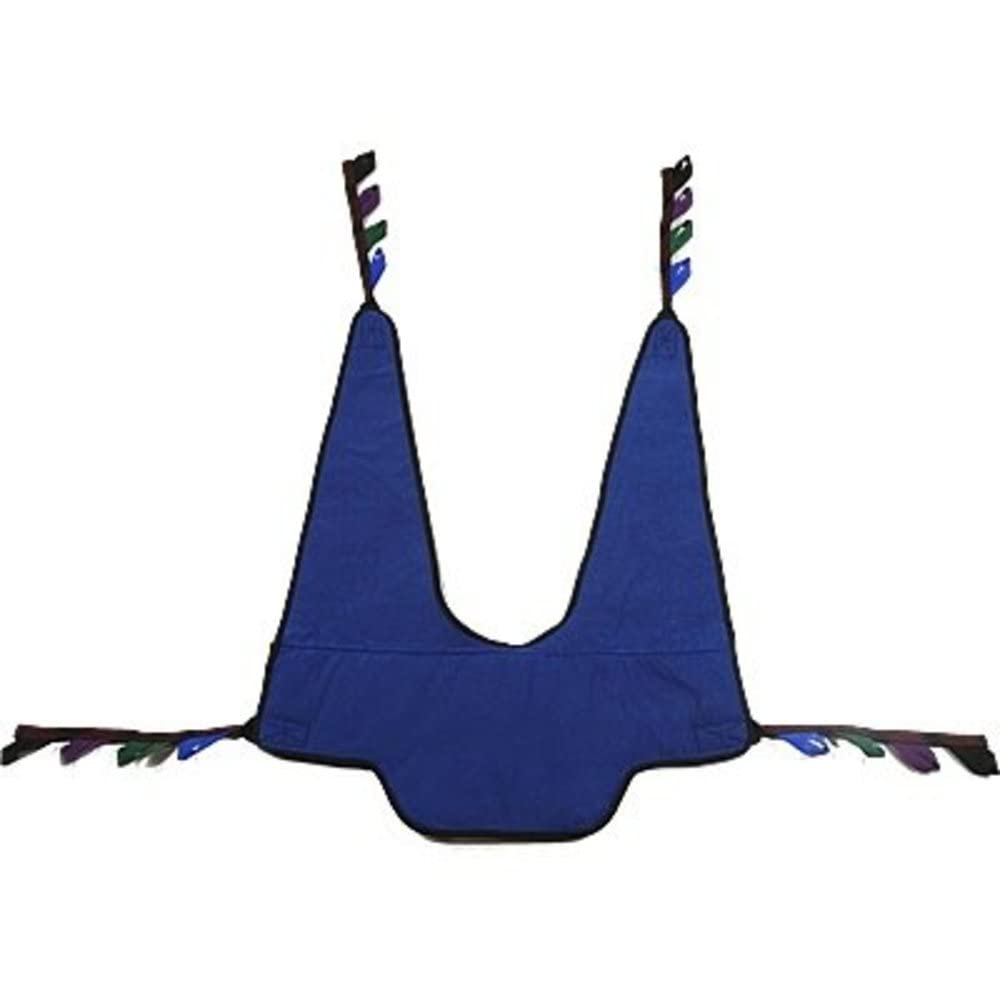 Invacare - Cabestrillo de pie para elevadores de pacientes, X-Large, azul, 1