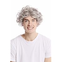 WIG ME UP Perücke Für Herren & Damen – Kurz, Toupiert, Strähnig, Voluminös In Braun | Trendige Kunsthaar-Perücke Mit Hohem Tragekomfort