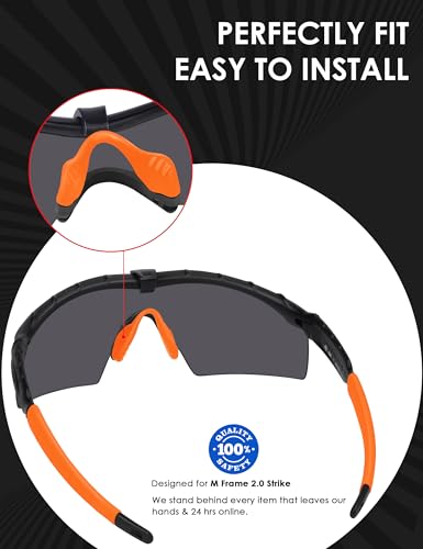 Image of BLAZERBUCK Replacement Earsocks & Nosepieces & Frame Clip for Oakley M Frame 2.0 Strike