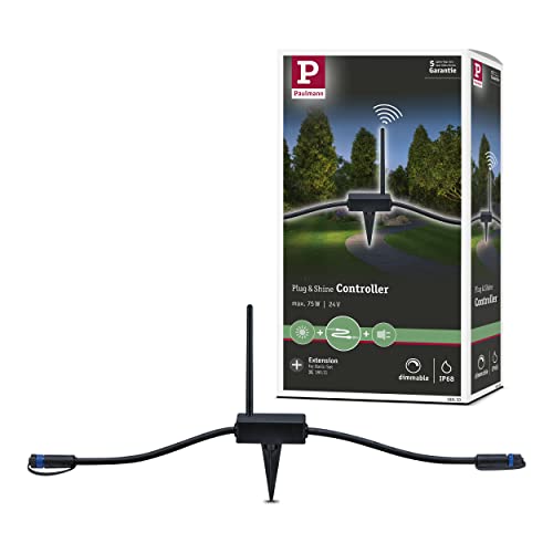 Contrôleur Plug&Shine Paulmann 18010 robuste en plastique noir avec étanchéité IP68