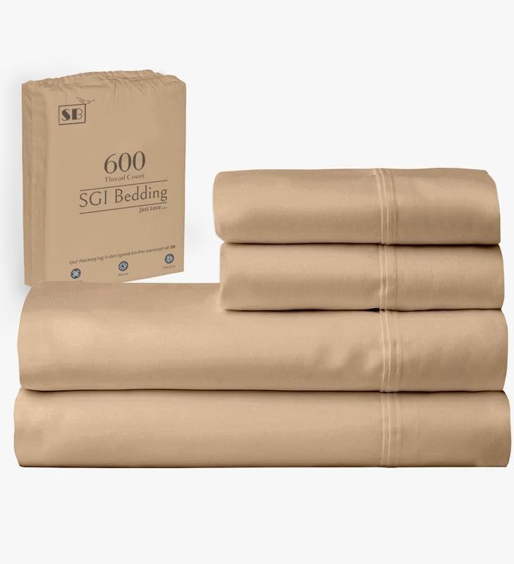 100 Egyptian Cotton Short Queen Size Sheets Set Soft Luxury 600 Thread