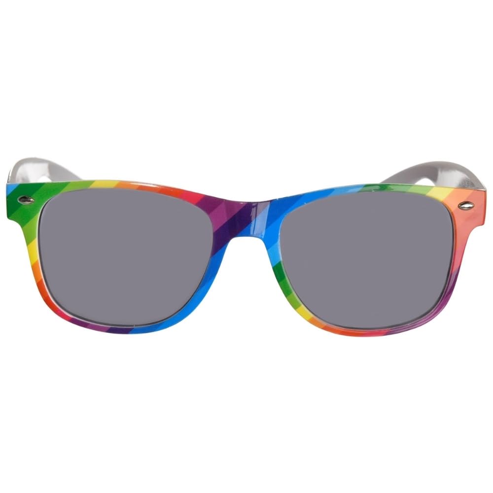 Amscan Charming Rainbow UV400 Protection Glasses (1 Pc.) - Stylish & Fun Accessory, Lightweight Frame - Ideal for Parties, Festivals & Events