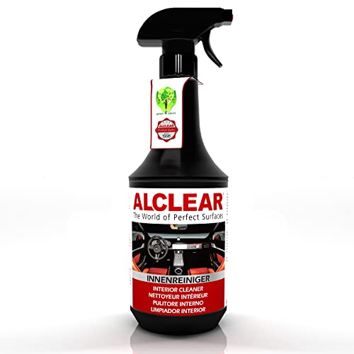 ALCLEAR 721IR premium car interior cleaner with deep effect for cockpit, upholstery, leather, interior, dashboard car care, 1,000 ml