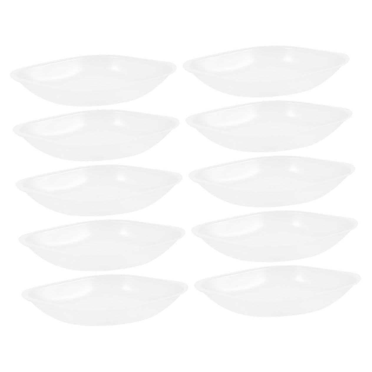 SOESFOUFU Non-Slip Aluminum Weighing Trays Pcs Flat Bottom Weighing Dishes for Laboratory Reusable Pans