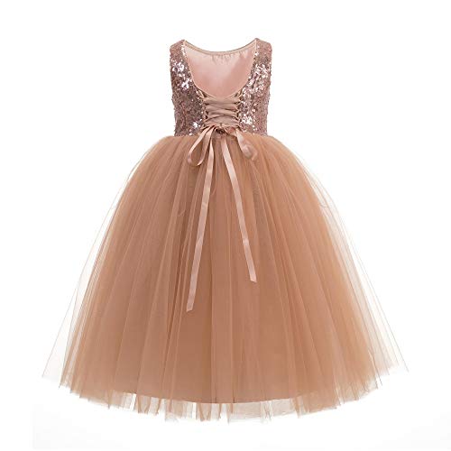 Vintage Corset Tutu Flower Girl Dress Novelty Wedding Tulle Reception 205