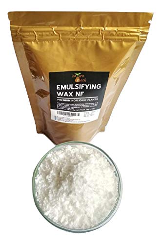 NatureSack Non‑Ionic Emulsifying Wax NF – 250 g, Cosmetic Grade for DIY Skincare, Homemade Lotions & Creams, Resealable Bag