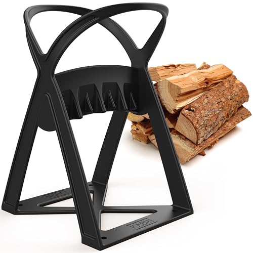 KABIN Kindle Quick Compact Log Splitter - Manual Splitting Tool - Steel Wedge Point Splits Firewood Like A Boss Safely & Easily