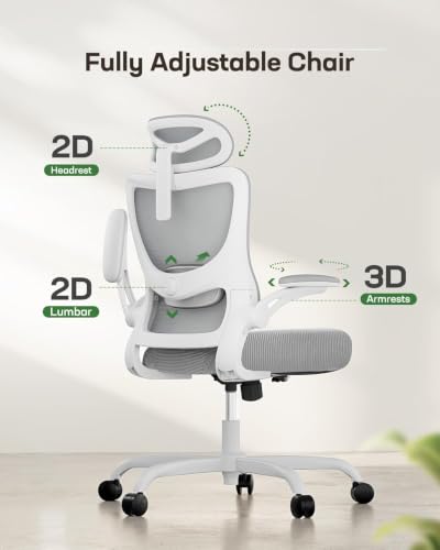 Image of Marsail Ergonomic Office Chair with 3D Armrests, Pack of 3