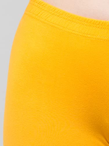 Image of Women's Cycling Shorts - Skin Fit Stretchable Tights for Gym, Sports, Running, Yoga & Layering Under Dresses - High-Waist, Seamless, Moisture-Wicking