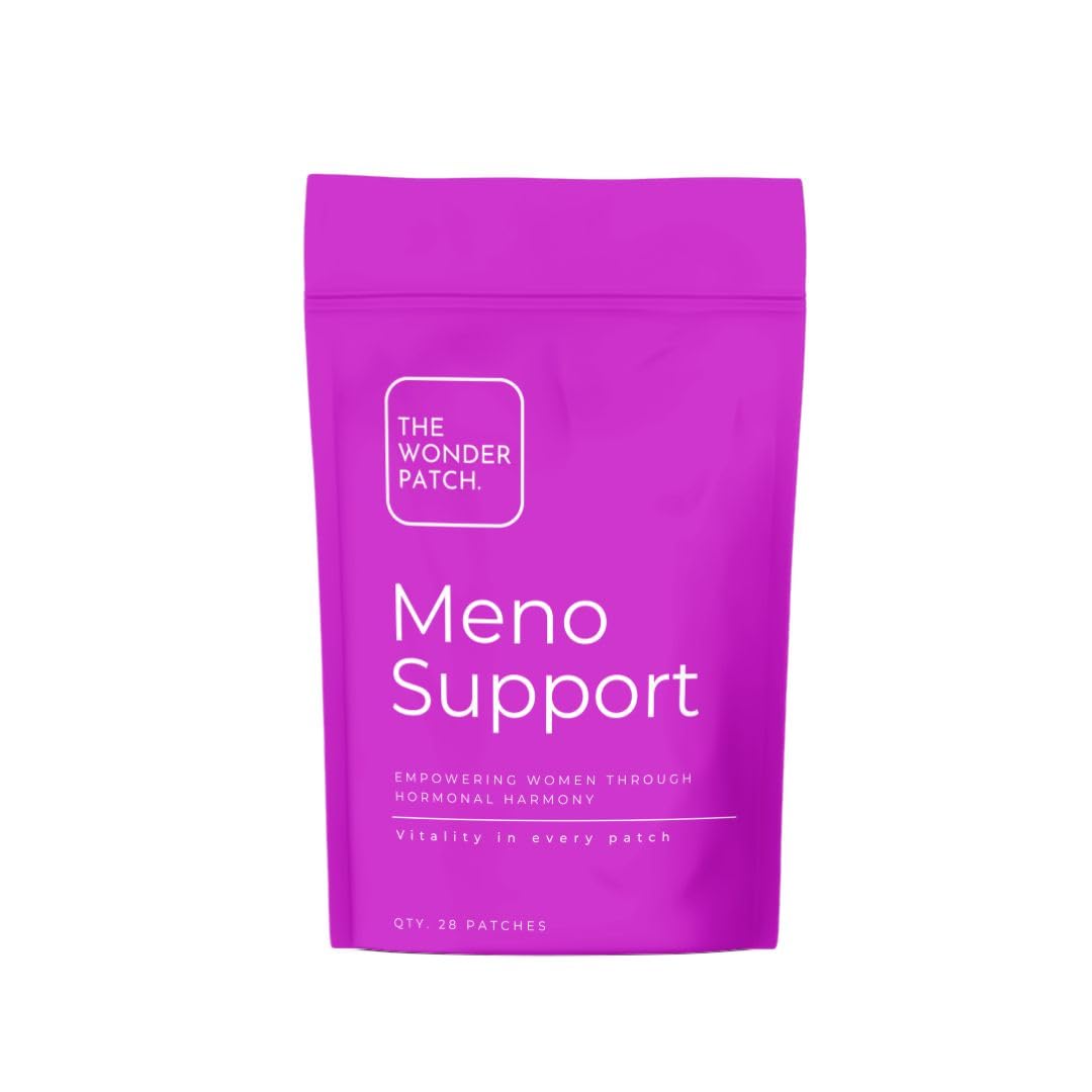 The Wonder Patch Menopause Support Vitamin Patches 30pk: Hot Flush Relief, Stress Relief, Hormonal Balance, Night Sweats Reduction, Energy Boost