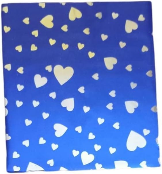 Multicolor Heart Print Candy Wrappers for Caramels (300 Pcs 5 x 5 inches) - Caramel Wrappers - Candy Wrappers for Chocolate - Hard Candy Wrappers - Lollipop Wrappers.