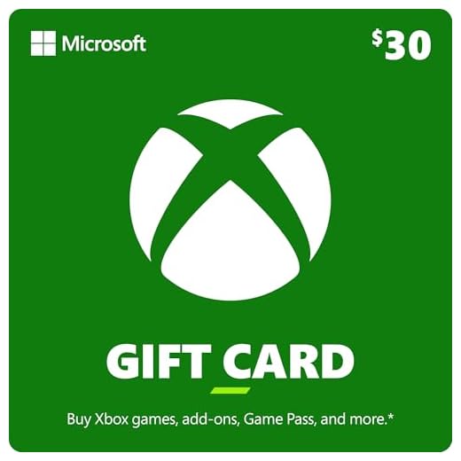 $30 Xbox Gift Card [Digital Code]