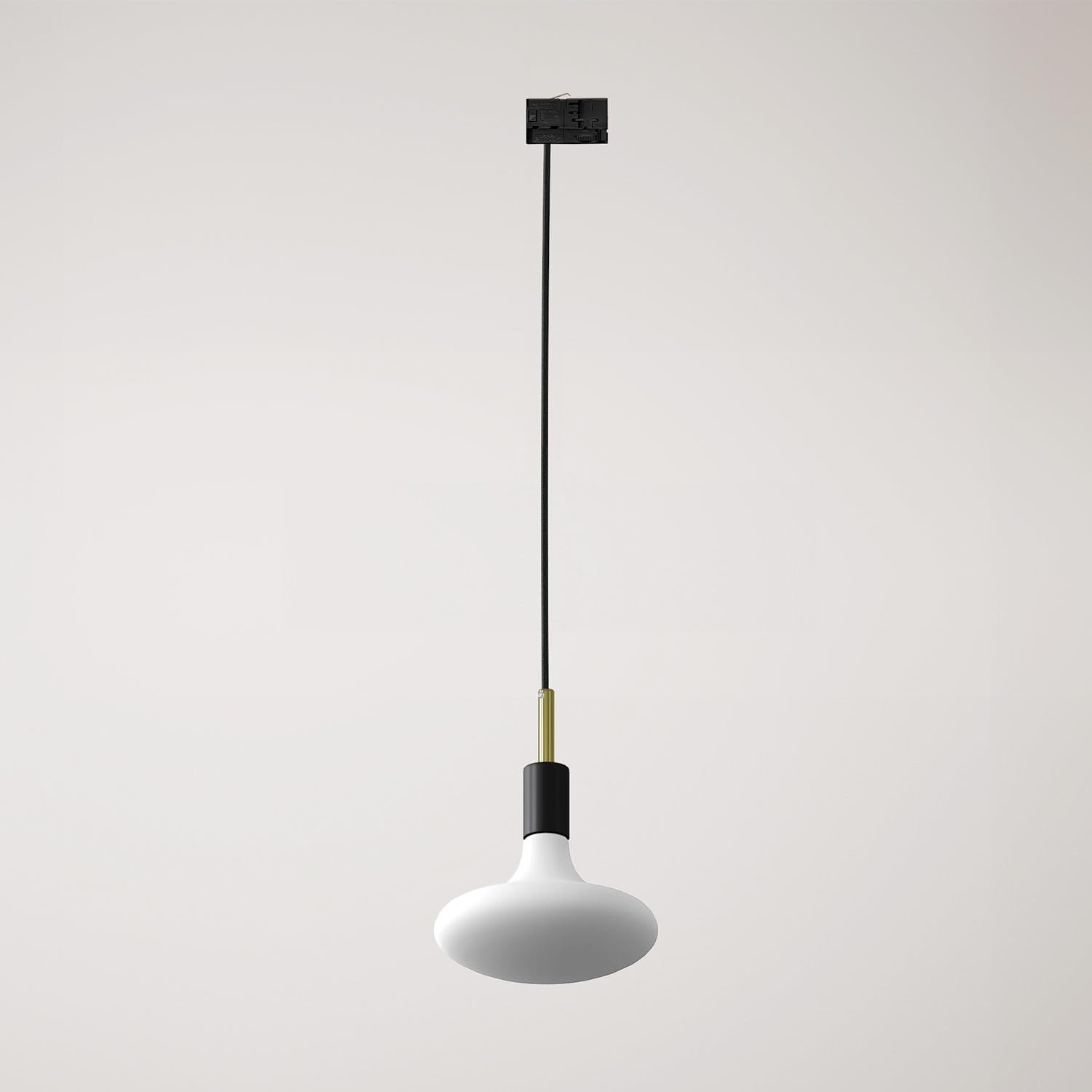 creative cables - Suspension pour rail de 7 cm avec serre-câble - Ampoule incluse